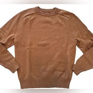 EUC J.Crew Knit for J.Crew Crewneck Sweater Mens Medium Brown Fall Holidays